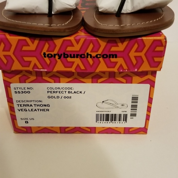 Brand New in Box Tory Burch Terra Thong Sandals - Picture 4 of 5